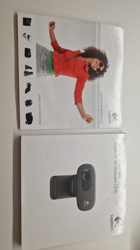 Zdjęcie oferty: Instrukcja Manual + CD - Logitech HD Webcam C270