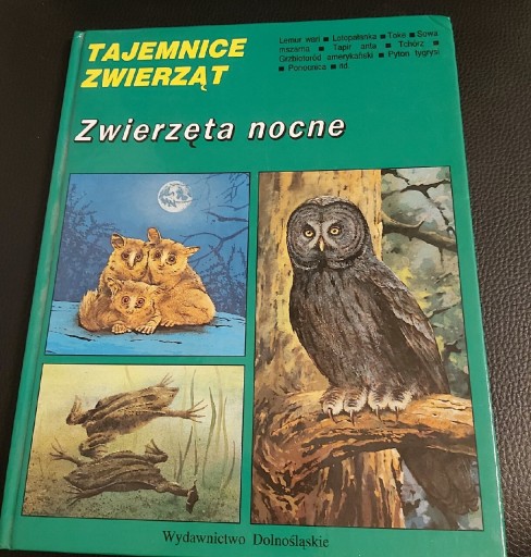 Zdjęcie oferty: TAJEMNICE ZWIERZĄT ZWIERZĘTA NOCNE-H.A.Gucwińscy