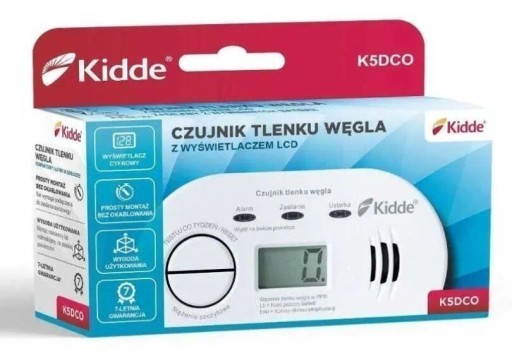 Zdjęcie oferty: Kidde, Czujnik czadu K5DCO, Biały