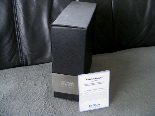 Zdjęcie oferty: Pudełko Nokia 8800 Sirocco Dark Nokia Poland