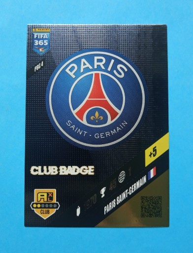 Zdjęcie oferty: PANINI FIFA 365 2024 Club Badge PSG