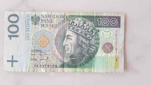 Zdjęcie oferty: Banknoty 100 zł, seria Y
