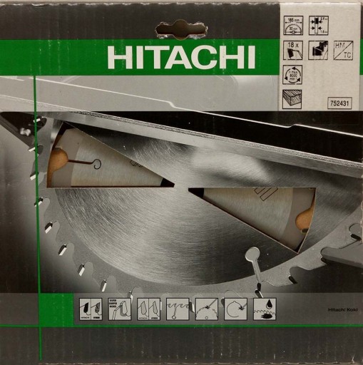 Zdjęcie oferty: Hitachi Tarcza piła do drewna 185/30/18T