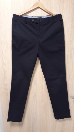 Zdjęcie oferty: granatowe męskie spodnie eleganckie H&M 48 jakNOWE