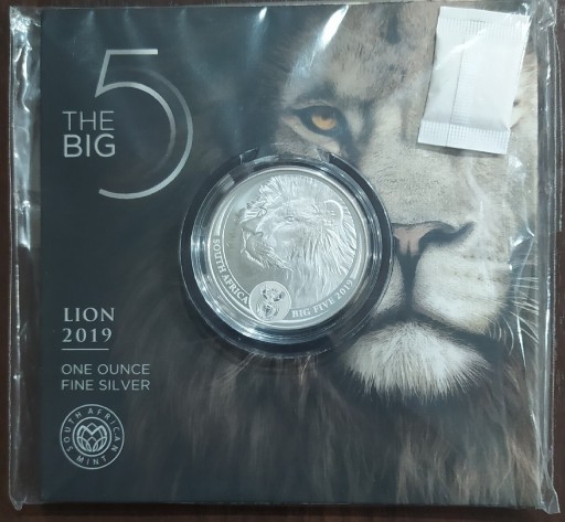 Zdjęcie oferty: Big Five I. Pierwsza seria. Lion 1 oz. 2019 rok. 