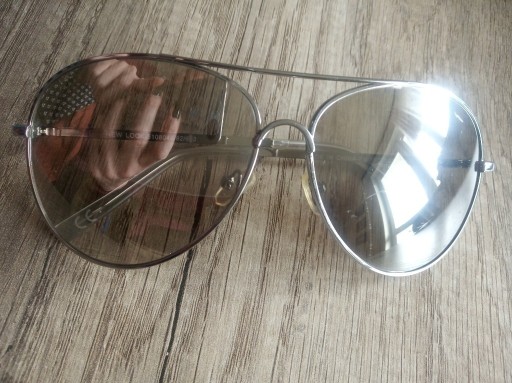 Zdjęcie oferty: Okulary przeciwsłoneczne lustrzanki srebrne szare 