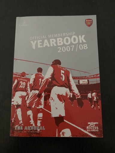 Zdjęcie oferty: ARSENAL OFFICIAL YEARBOOK 2007/08