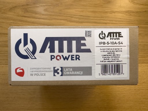 Zdjęcie oferty: SWITCH 5-PORTOWY POE ATTE IPB-5-10A-S4