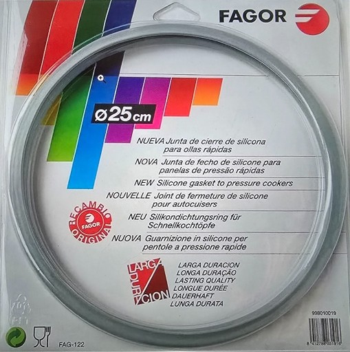 Zdjęcie oferty: Uszczelka silikonowa FAGOR do szybkowarów o śr. 25 cm Oryginał