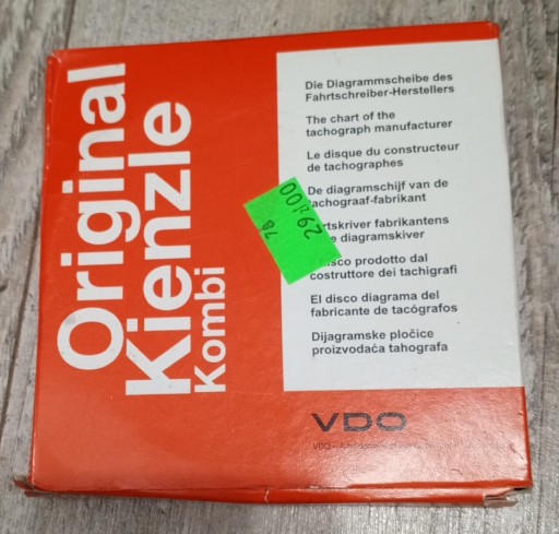 Zdjęcie oferty: Wykresówki do tachografu Kienzle 125-24EC4K 99 szt