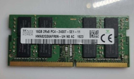 Zdjęcie oferty: NOWA PAMIĘĆ RAM SK HYNIX 16GB DDR4 2400MHZ SODIMM