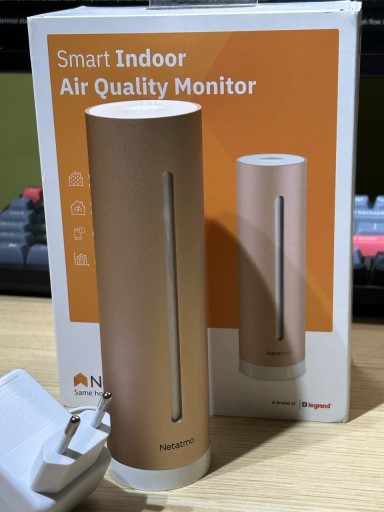 Zdjęcie oferty: Miernik jakości powietrza CO2 wilgotności tempera Netatmo Healthy Air