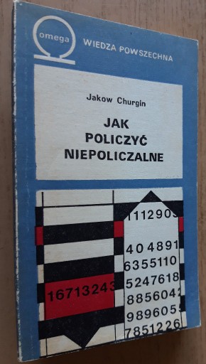 Zdjęcie oferty: Jak policzyć niepoliczalne – Jakow Churgin