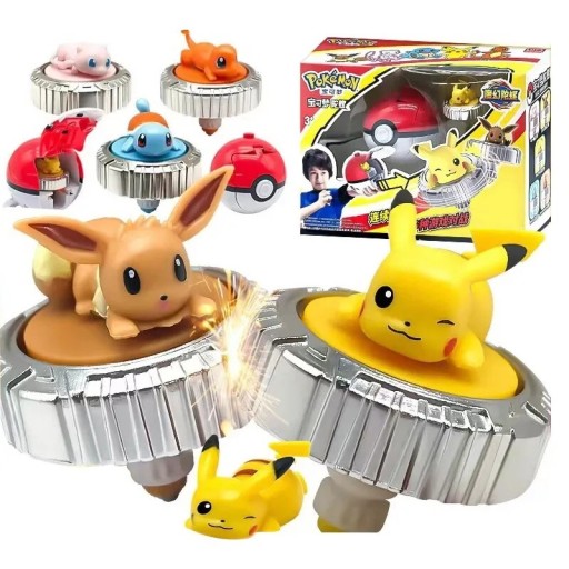 Zdjęcie oferty: Pokemon spinner pikachu charmander eevee zabawka 
