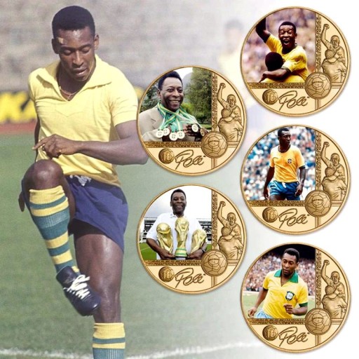 Zdjęcie oferty: Legenda brazylijskiej piłki PELE kpl.medali w etui