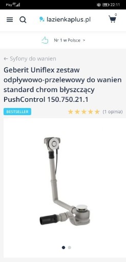 Zdjęcie oferty: Syfon wannowy geberit 