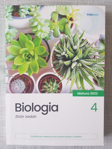 Zdjęcie oferty: Biologia 4 - zbiór zadań Matura 2022