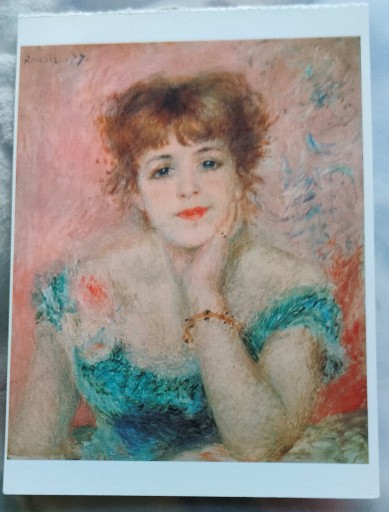 Zdjęcie oferty: Pocztówka PIERRE  RENOIR Portret aktorki Jeanne 