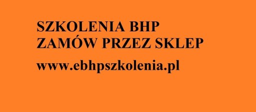 Zdjęcie oferty: Szkolenia Bhp i P -poż