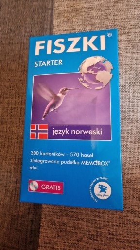 Zdjęcie oferty: fiszki norweskie starter podstawowy 300 kartonikow