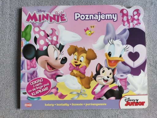 Zdjęcie oferty: Książeczka Disney Minnie Poznajemy kolory,kształty
