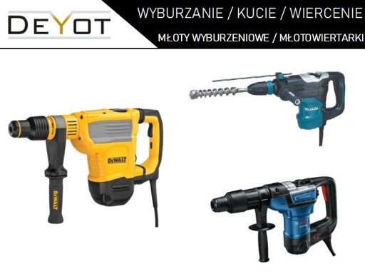 Zdjęcie oferty: Młoty wyburzeniowy | Młotowiertarka | WYNAJEM