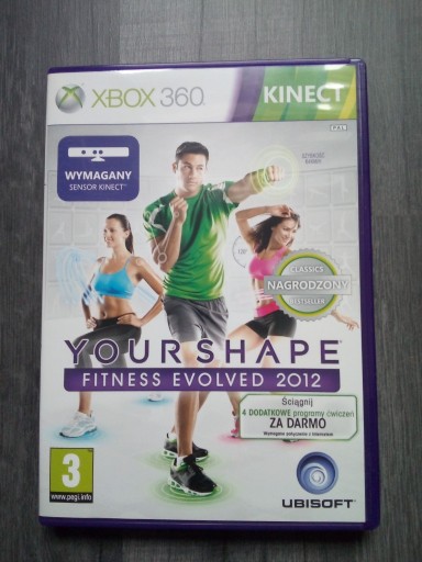 Zdjęcie oferty: xbox 360 gra płyta kinect your shape 2012 fitness