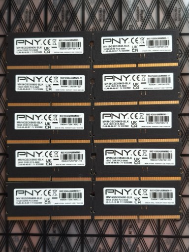 Zdjęcie oferty: SO DIMM DDR5 2x16GB 5600MT/s CL46 / pamięci RAM PNY MN16GSD55600-BLK 