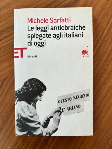 Zdjęcie oferty: Michele Sarfatti, Le leggi antiebraiche...