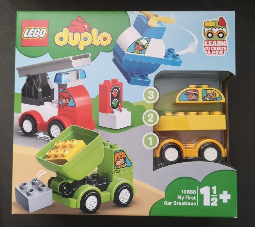 Zdjęcie oferty: Klocki LEGO Duplo 10886 Moje pierwsze samochodziki