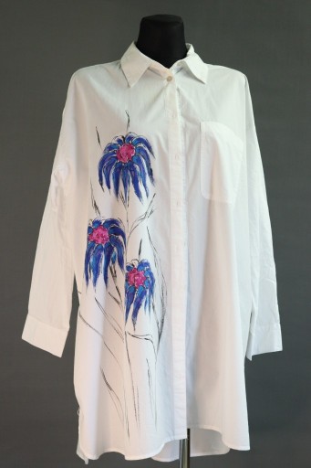 Zdjęcie oferty: Bluzka, koszula Damska ręcznie malowana roz. 44