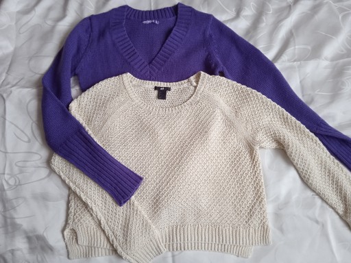 Zdjęcie oferty: Sweter x 2 sztuki (Terranova, H&M) rozmiar 36, S