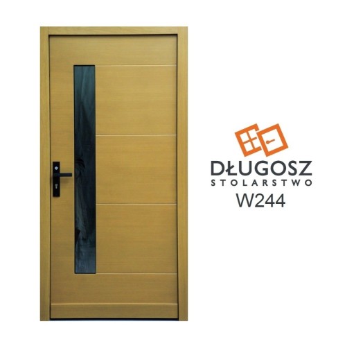 Zdjęcie oferty: Drzwi Zewnętrzne drewniane winchester grey GOTOWE
