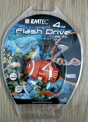 Zdjęcie oferty: Emtec pendrive Rybka Nemo 4 GB Limitowane!