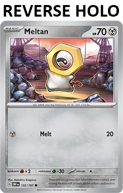 Zdjęcie oferty: Karty Pokemon Meltan (OBF 152) 152/197 R. Holo