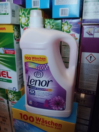 Zdjęcie oferty: Niemiecki żel do prania Lenor kolor 100 pran 5l