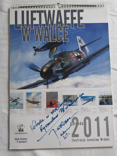 Zdjęcie oferty: Luftwaffe walce - J. Wróbel - kalendarz 2011