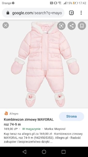 Zdjęcie oferty: Kombinezon mayoral