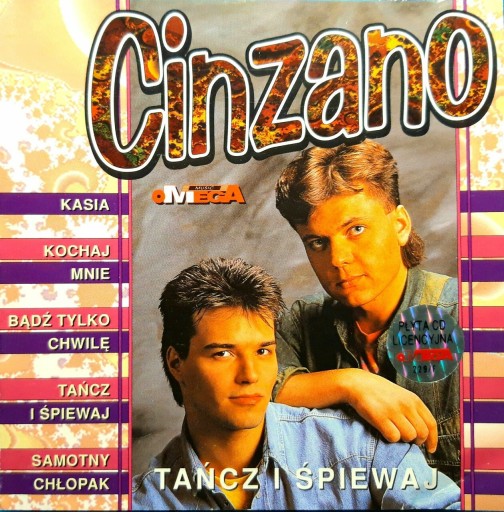 Zdjęcie oferty: Cinzano – Tańcz I Śpiewaj (CD, 1995)