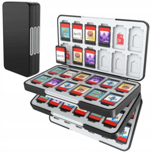 Zdjęcie oferty: Etui na 72 karty do gry Nintendo Switch 24 MicroSD