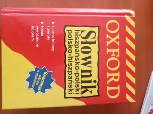 Zdjęcie oferty: Słownik OXFORD polsko-hiszpanski i hiszpańsko -pol