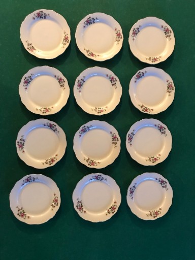Zdjęcie oferty: Komplet 12 talerzy deserowych. Chiny lata 80-te