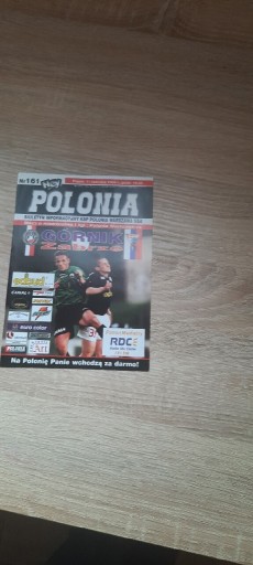 Zdjęcie oferty: Program Polonia Warszawa vs GÓRNIK ZABRZE 