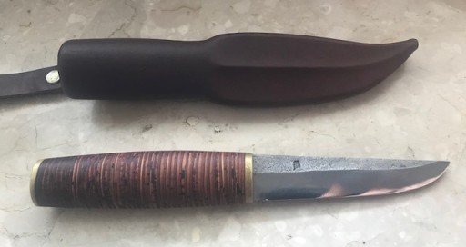 Zdjęcie oferty: Puukko recznie kute - Martti Malinen 9,8cm 52100