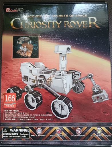 Zdjęcie oferty: Puzzle 3D Łazik Curiosity Rover Cubicfun
