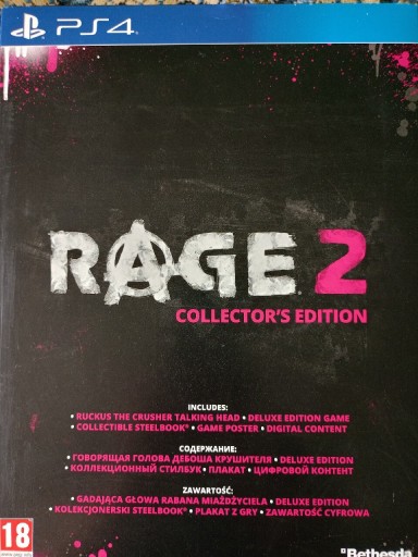 Zdjęcie oferty: Rage 2 PS4 Nowa edycja kolekcjonerska 