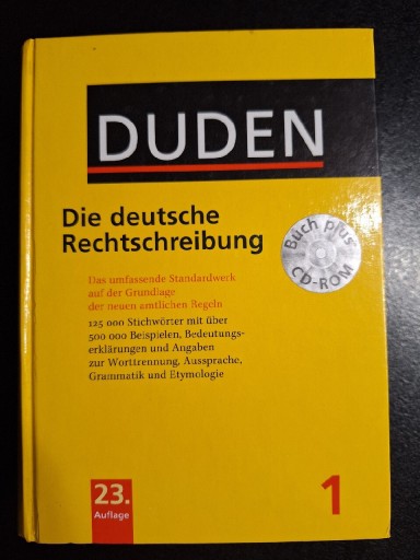Zdjęcie oferty: Słownik DUDEN Die Deutsche Rechtschreibung