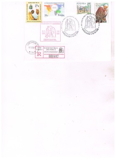 Zdjęcie oferty: Koperta z datownikiem z  J P II CHRZANÓW 1998r
