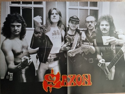 Zdjęcie oferty: Plakat SAXON - Format A2 - NOWY!