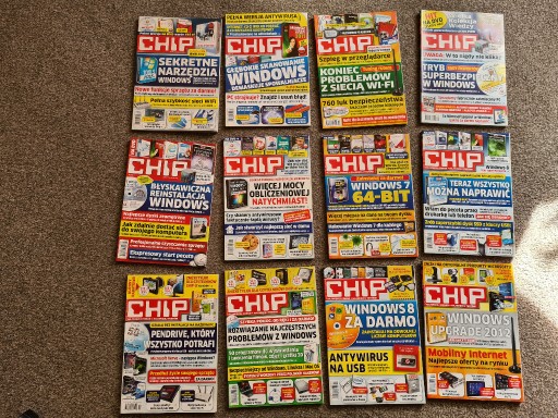 Zdjęcie oferty: Magazyn CHIP 01/2011-12/2011 rocznik + płyty DVD 